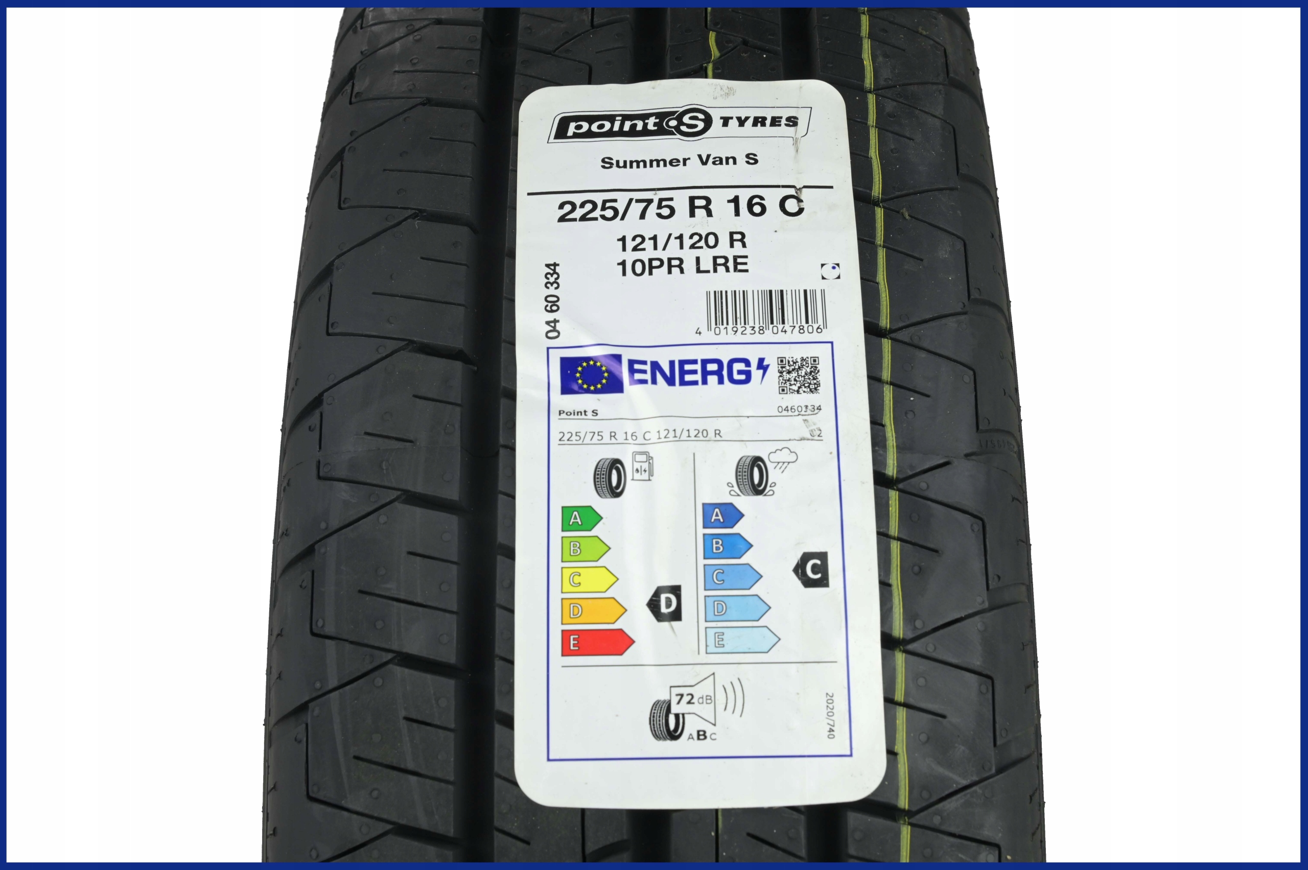 Шина POINT S 225/75R16C 121/120R 10PR Summer Van S